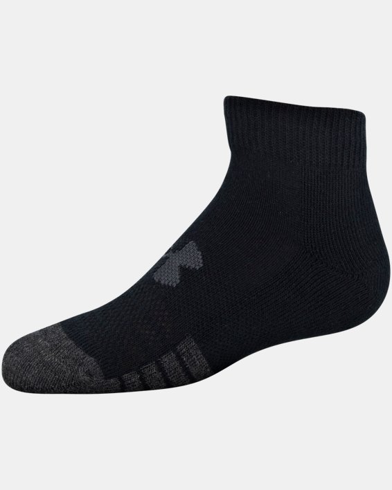 Kids' UA Performance Tech Low Cut Socks – 6-Pack, Black, pdpMainDesktop image number 1